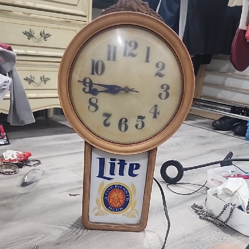 Classic Brown Wall Clock with Unique Design